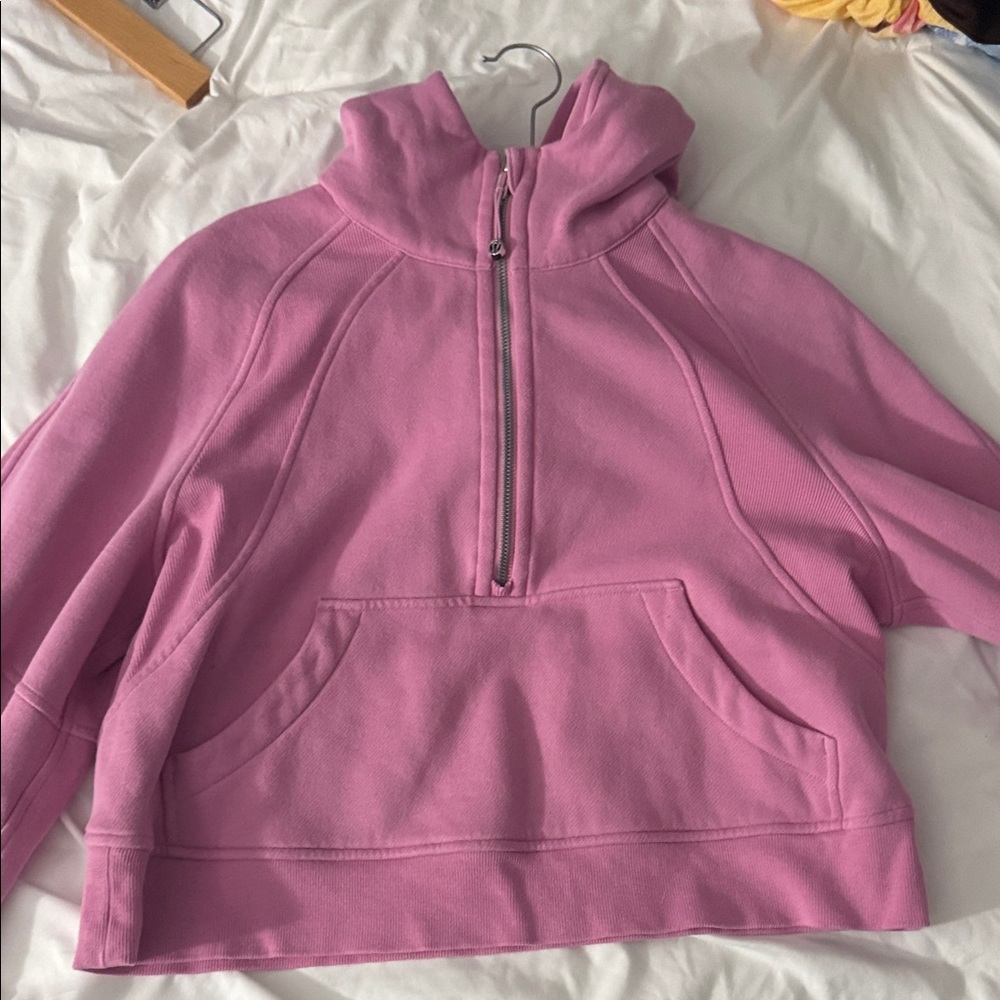lululemon athletica Pink Half-Zip Hoodie